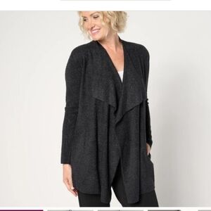 Elegant Black Women's Cardigan Sz Xs